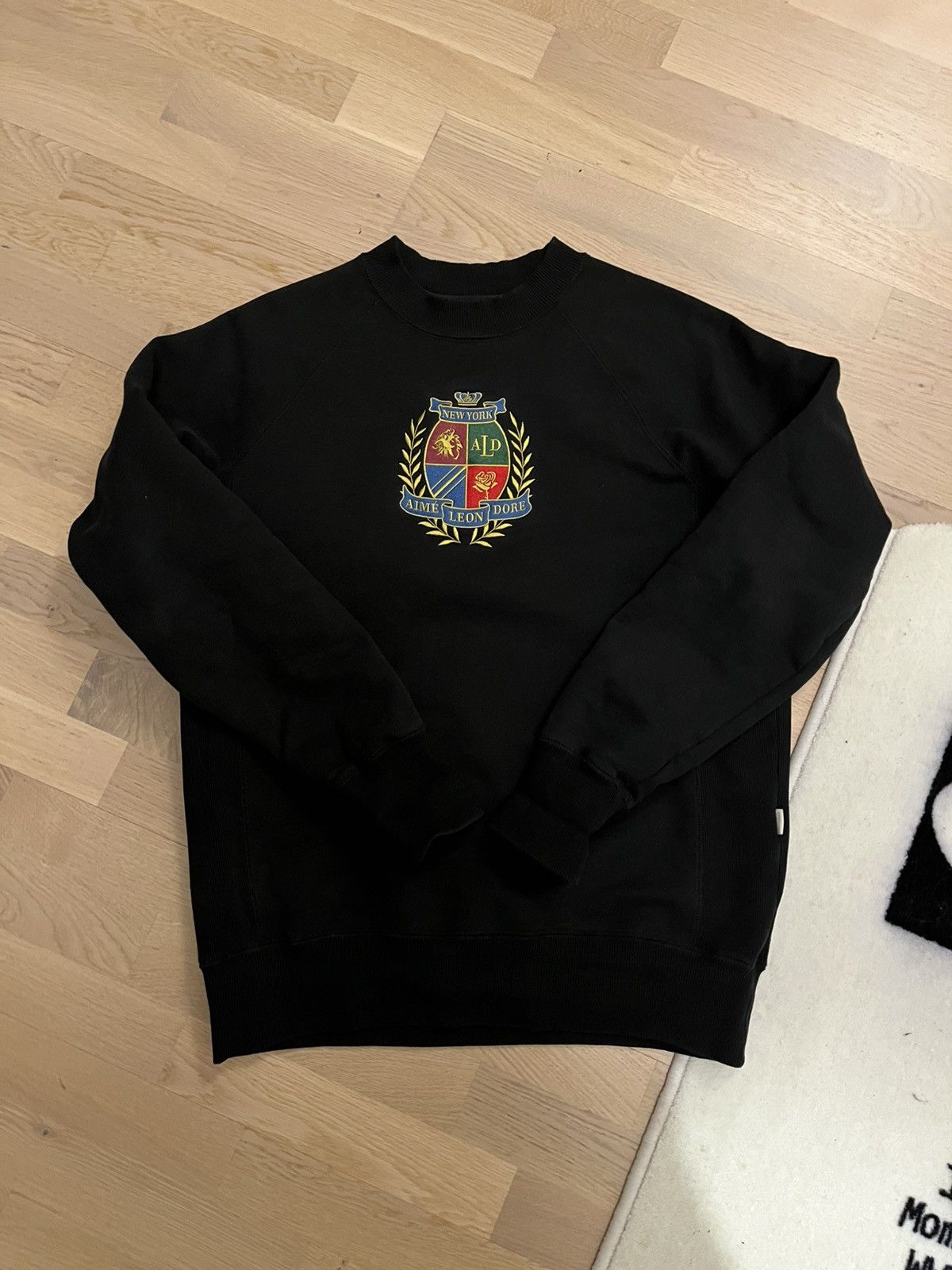 Aime Leon Dore Aime Leon Dore Crest Crewneck Black Size US M / EU 48-50 / 2 - 1 Thumbnail