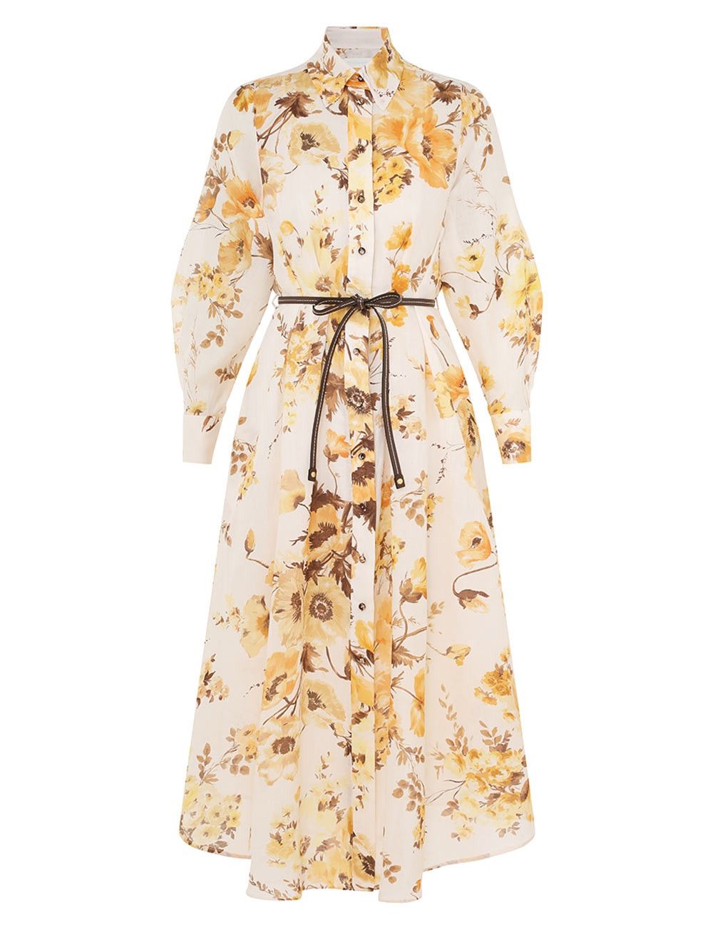 Zimmermann oc11z0525 Ottie Tuck Shirt Midi Dress in Multicolor Size M / US 6-8 / IT 42-44 - 1 Thumbnail