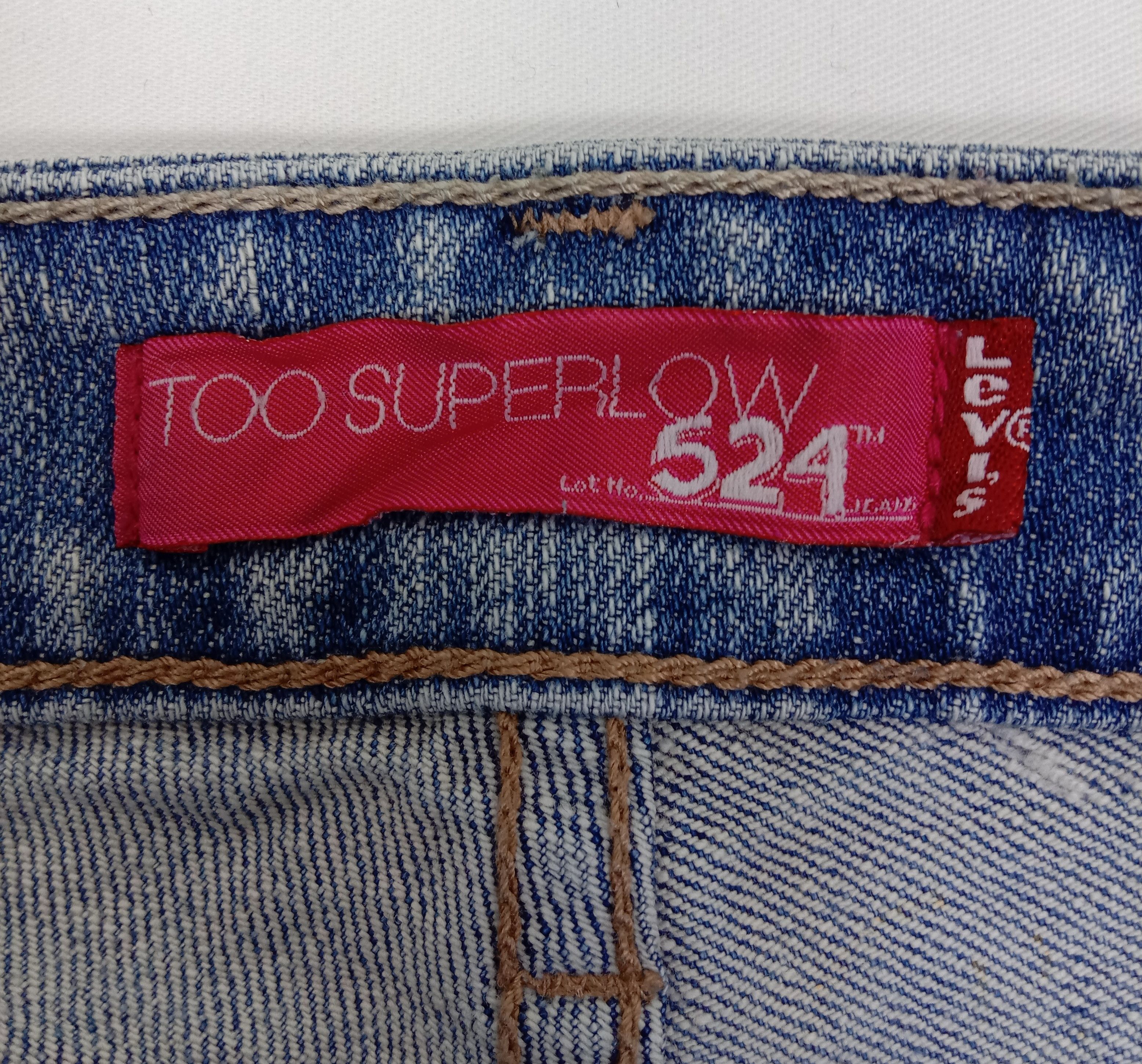 Levi's Vintage Levi's 524 Flare Jeans Faded Blue Denim Size 31" - 12 Thumbnail