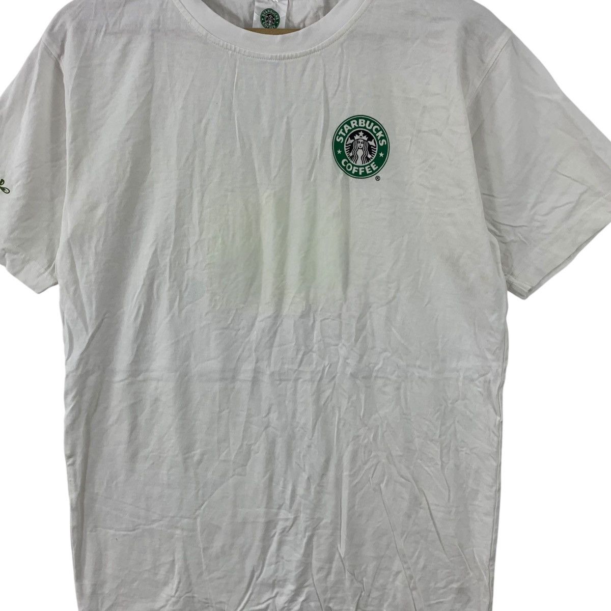 Vintage STARBUCKS BALI COLLECTION Aboriginal Goddess Tee Shirt Top Size S / US 4 / IT 40 - 3 Thumbnail