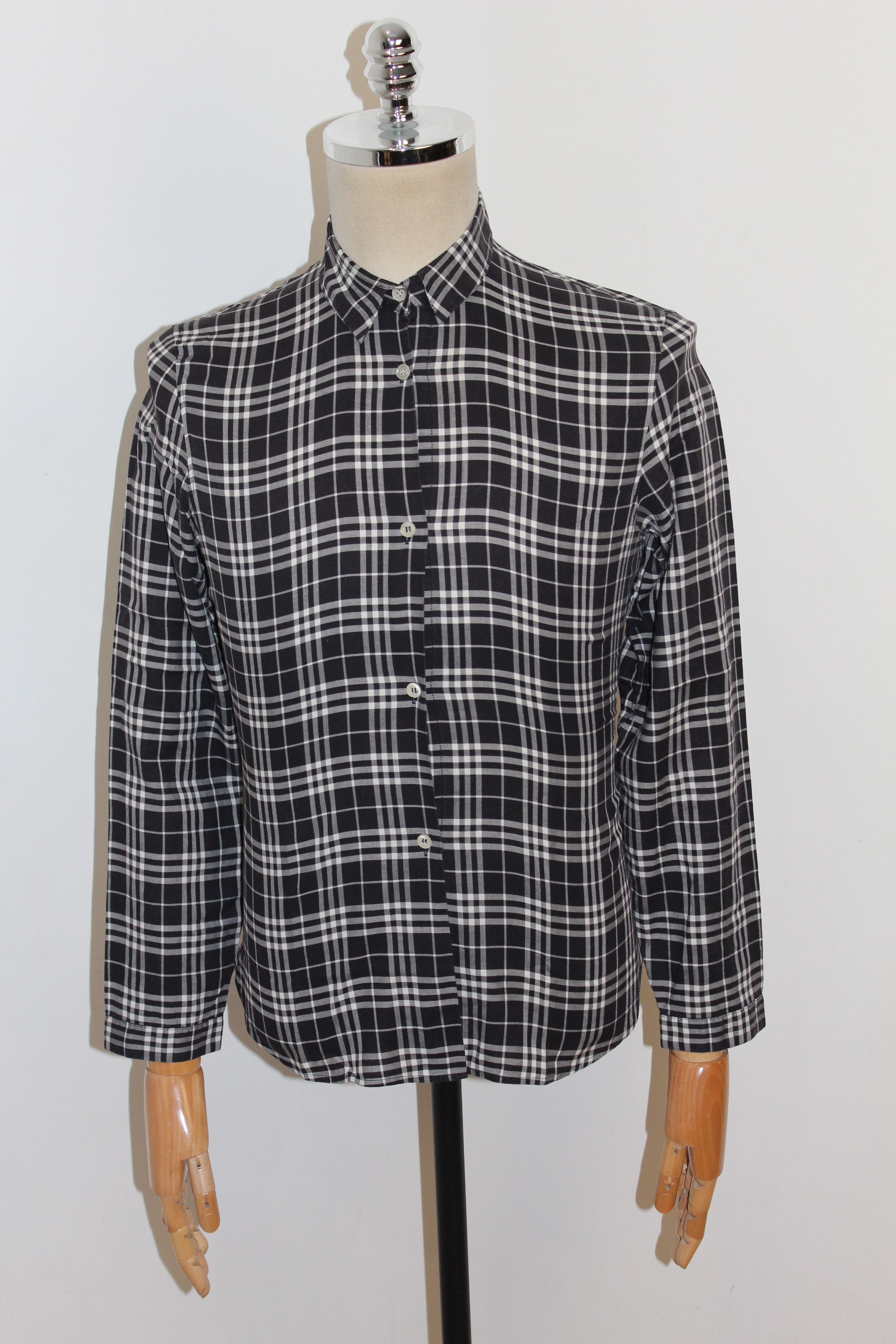 Burberry Women's BURBERRY Long Sleeve Shirt Size M / US 6-8 / IT 42-44 - 1 Thumbnail