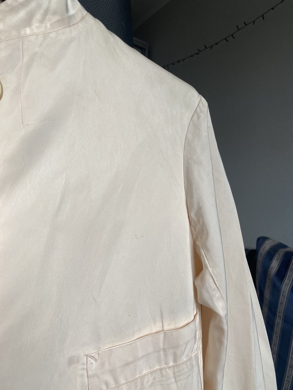 Jil Sander Jil sander silk blazer jacket cream 36 Size S / US 4 / IT 40 - 7 Thumbnail