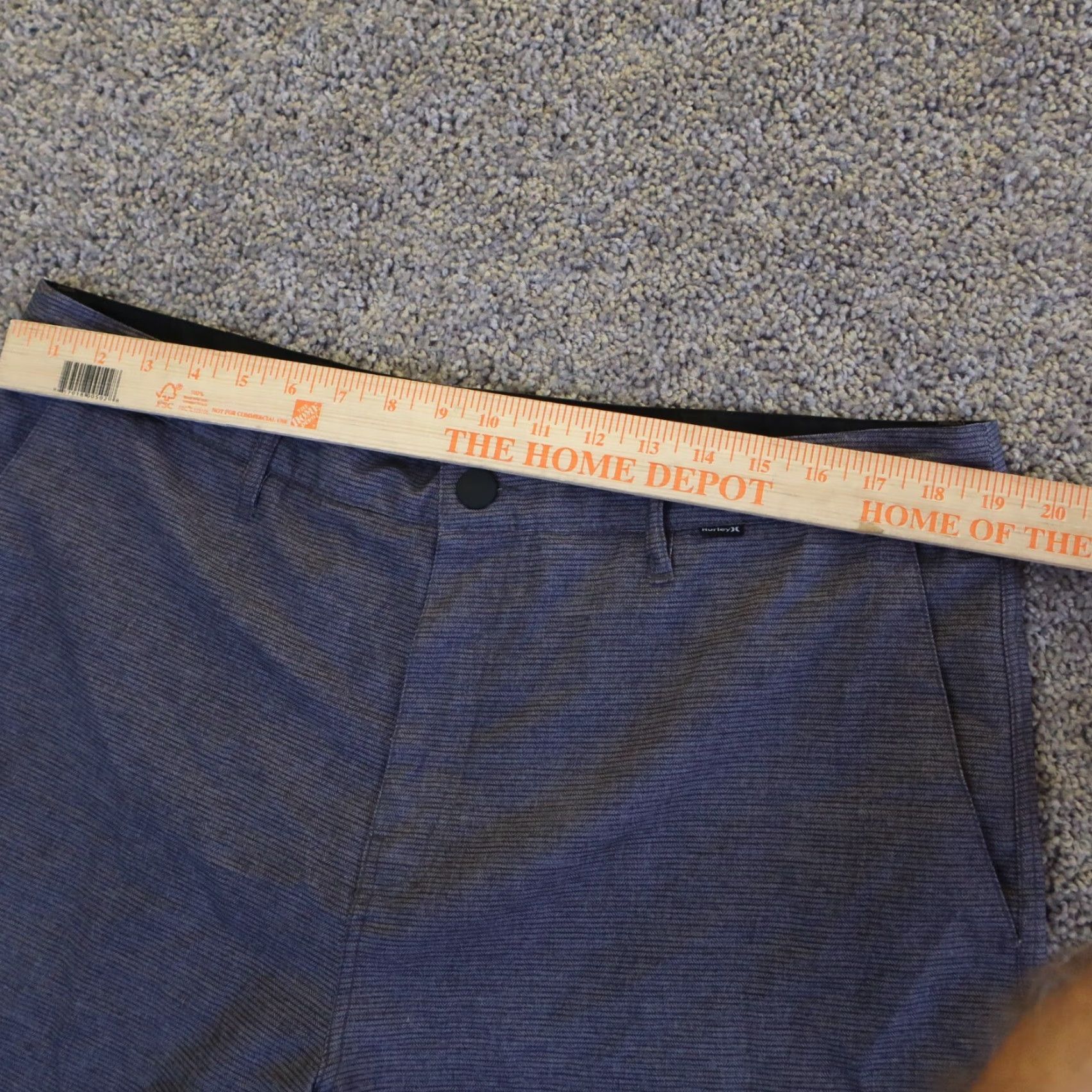Hurley Hurley Shorts Mens 38 Gray Lightweight Golf Quick Dry EUC Striped 90s Athletic Size US 38 / EU 54 - 7 Thumbnail
