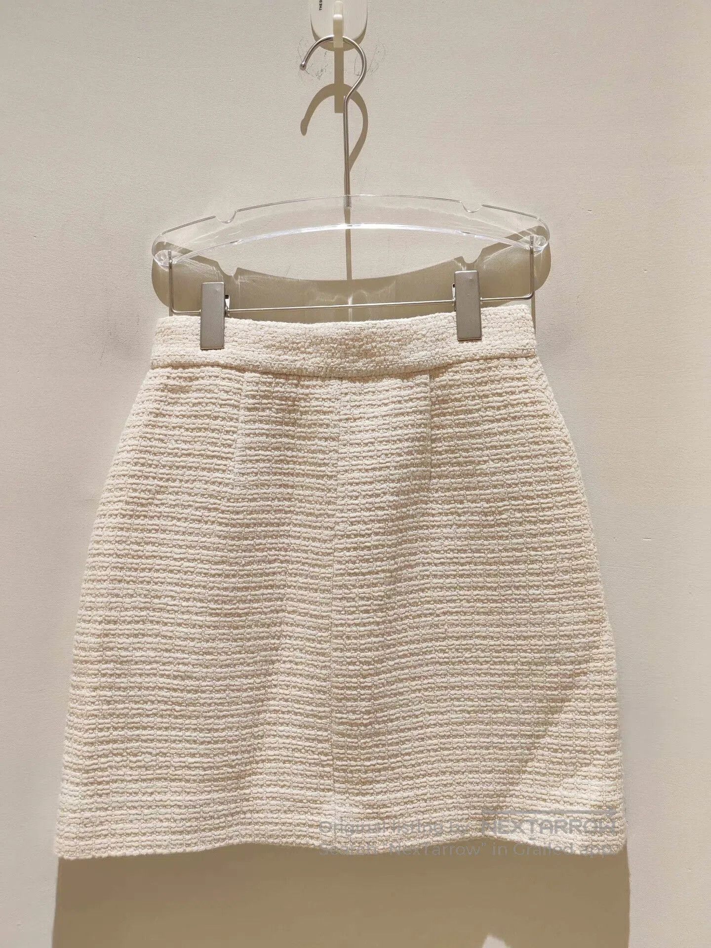 Maje Maje Metallic Button A-Line Tweed Skirt. Size 35" - 2 Thumbnail