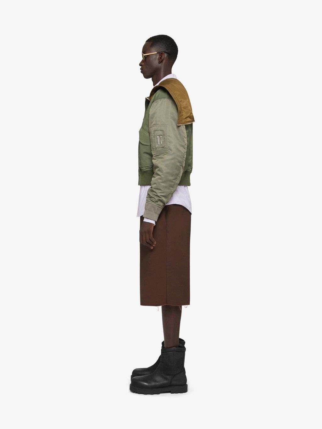 Givenchy o1w1db10325 Bomber in Olive Green Size US XL / EU 56 / 4 - 5 Thumbnail