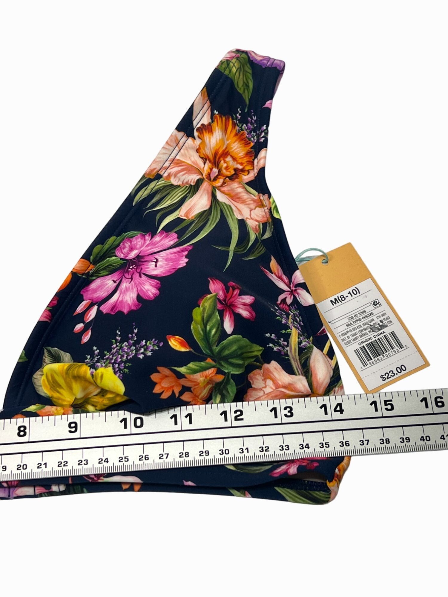 Other Kona Sol - Women's Tropical Print Longline Bikini Swim Top - Size ONE SIZE - 5 Thumbnail