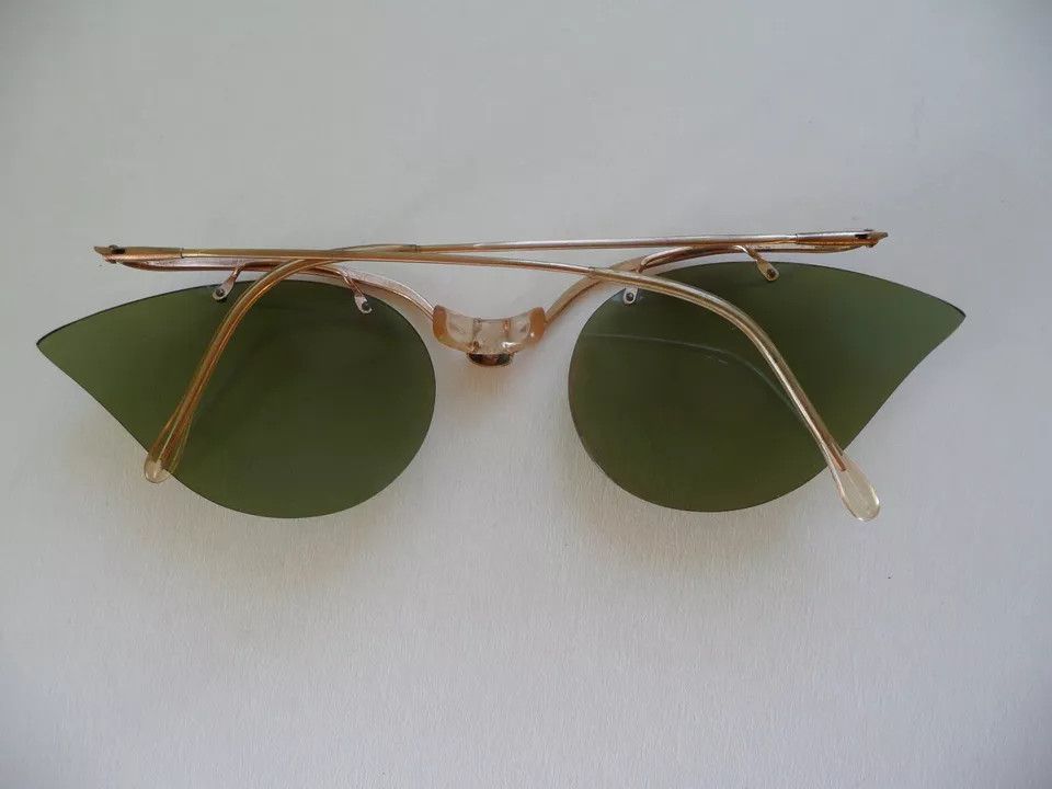 Vintage '51 MOD DEPOSE OLD SCHOOL LUNETTES DE SOLEIL EXTRAORDINAIRE Size ONE SIZE - 4 Thumbnail