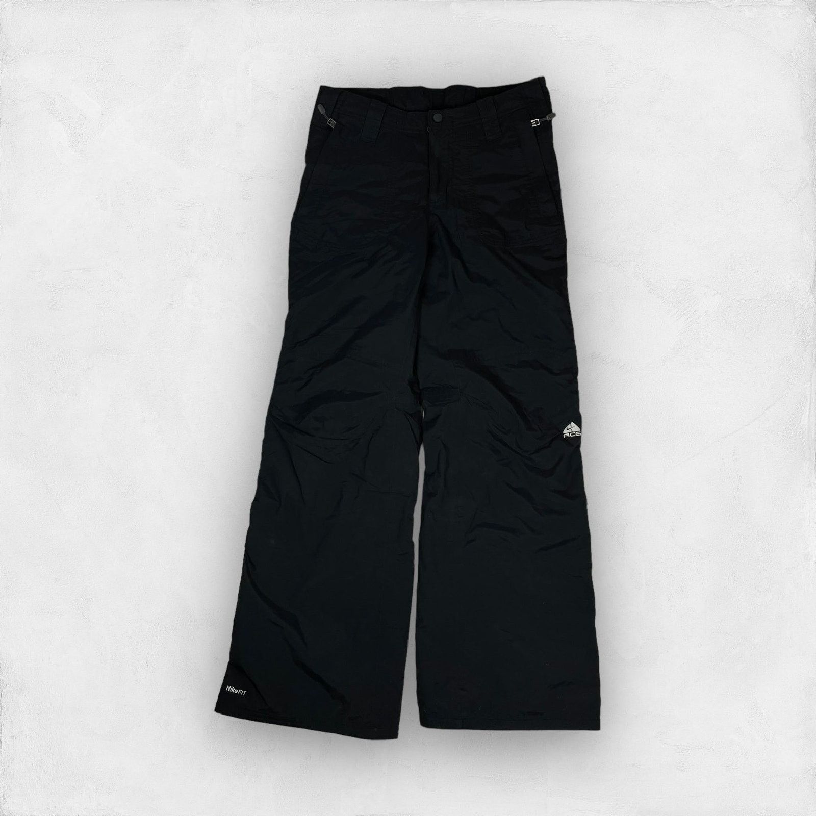 Nike × Nike ACG × Vintage Nike ACG Fitstorm 3 Outer Layer Women's Black Ski Pants XS Size 30" / US 8 / IT 44 - 1 Thumbnail