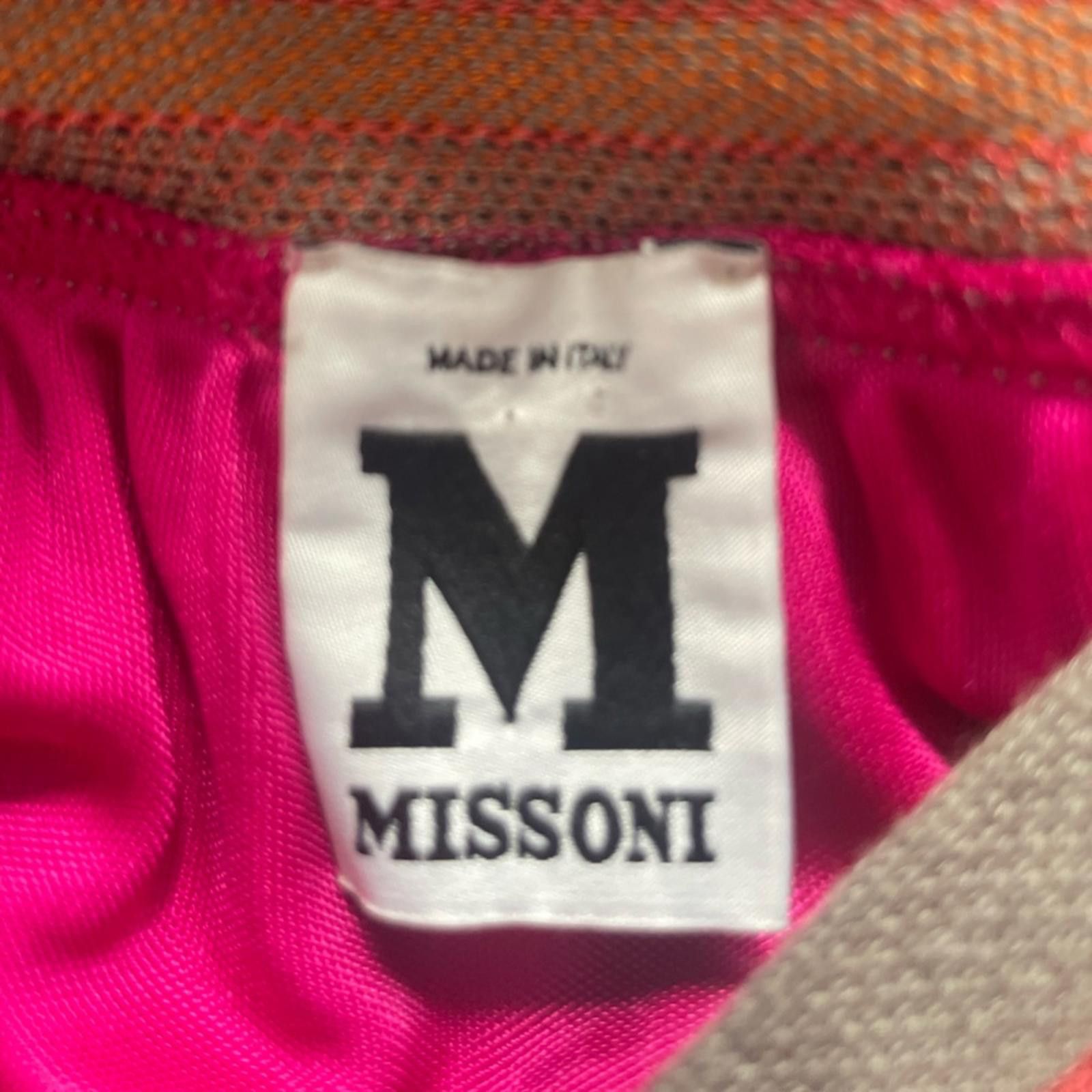 Missoni M Missoni Pink & Orange Stripe Midi Dress Size S / US 4 / IT 40 - 3 Thumbnail