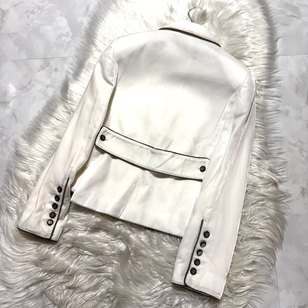 Dolce & Gabbana runway Dolce & Gabbana N crown decoration velvet jacket Size XS / US 0-2 / IT 36-38 - 11 Thumbnail