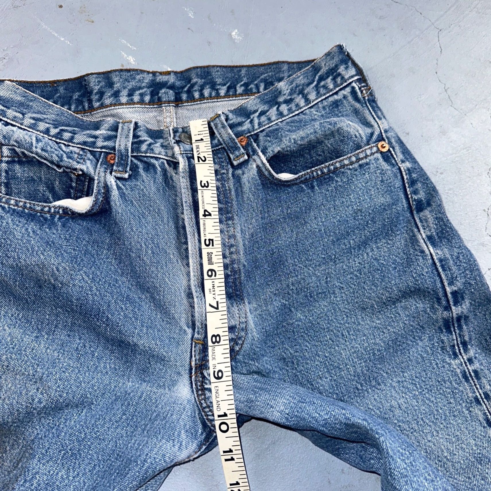 Levi's VINTAGE Levi's 501 XX Jeans 80s Straight Denim Blue Light Wash Selvedge Redline Stained 28X33 Mens Regular × USA × USA XX Jeans Federation? Size US 28 / EU 44 - 6 Thumbnail