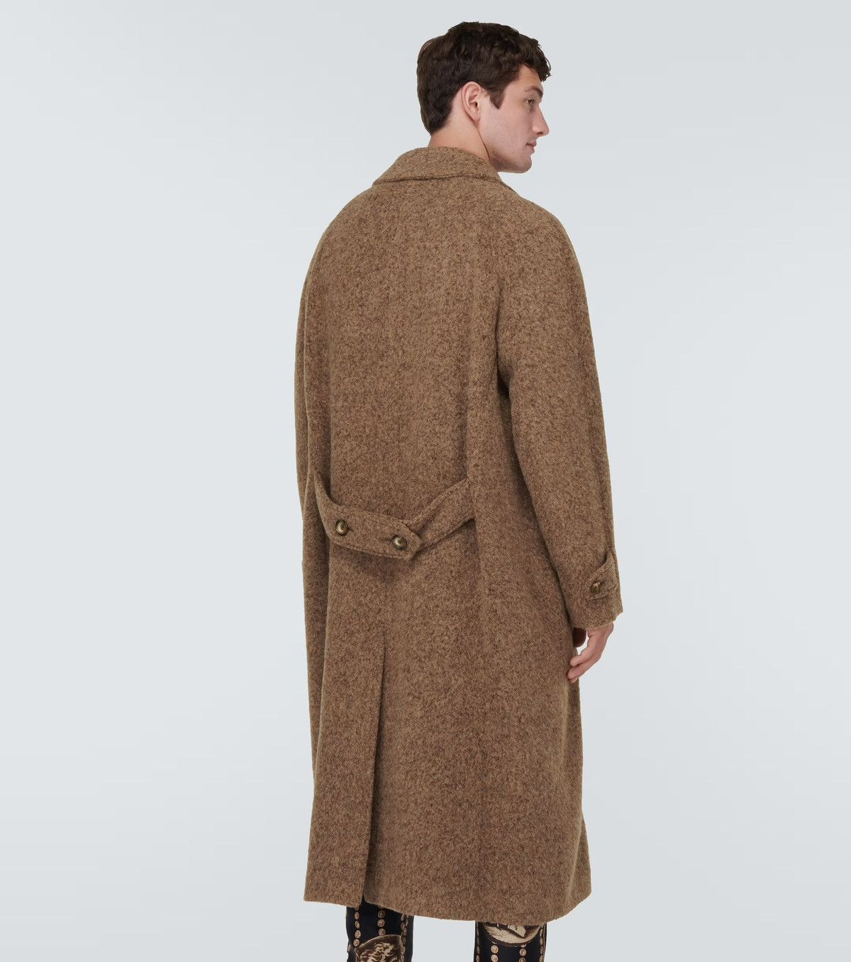Dolce & Gabbana DOLCE & GABBANA Double Breasted Alpaca Wool Blend Coat Size US M / EU 48-50 / 2 - 4 Thumbnail