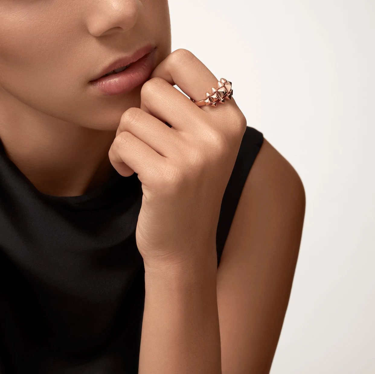 Cartier CARTIER RING LOVE TRINITY JUSTE UN CLOU GOLD SILVER