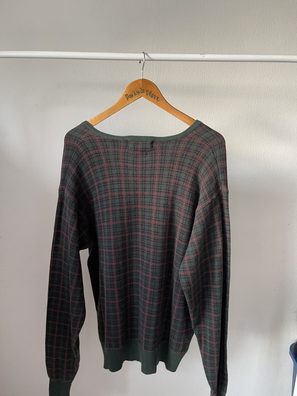 Polo Ralph Lauren 90s Polo Ralph Lauren Plaid Knitwear a5 Size US L / EU 52-54 / 3 - 4 Thumbnail
