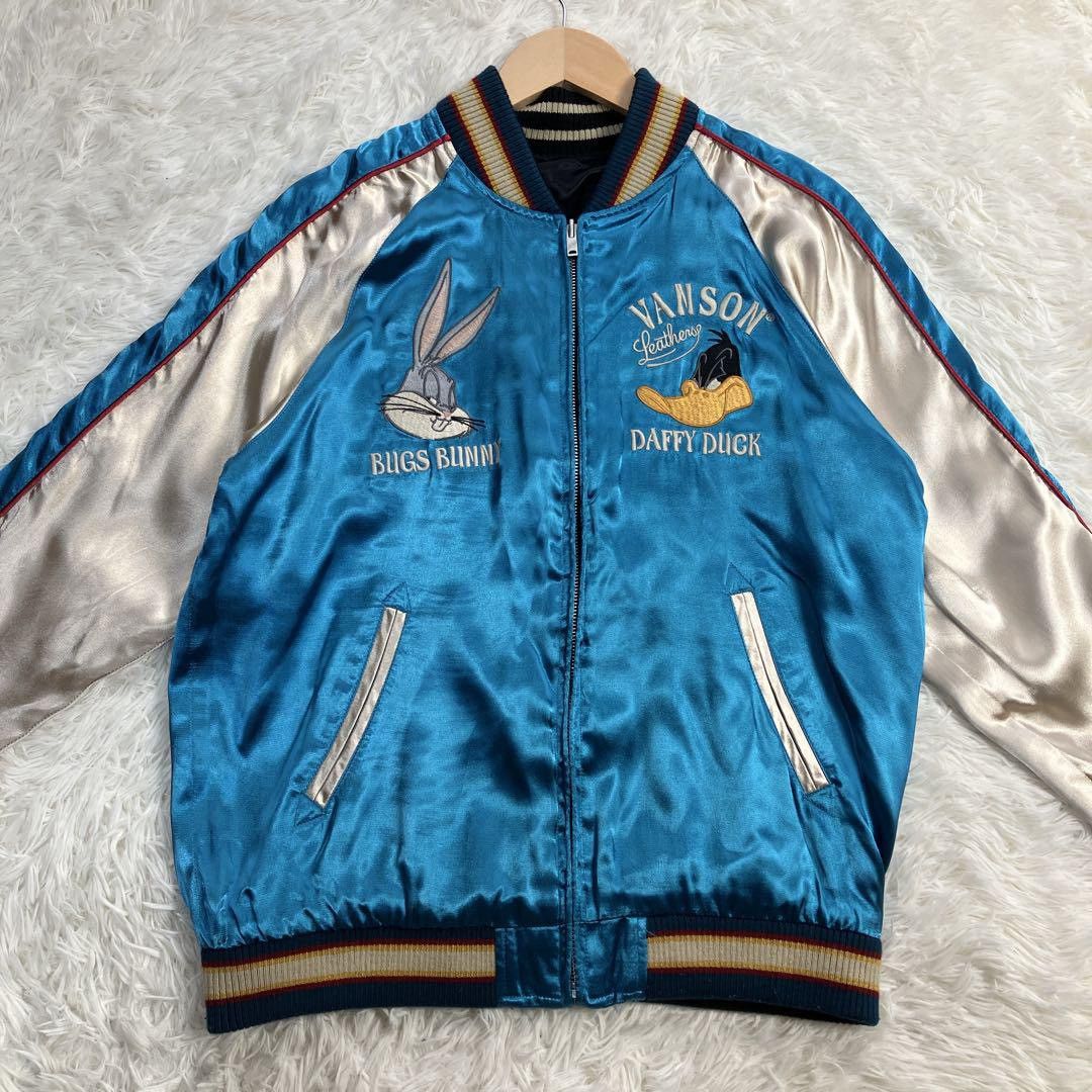 Vanson Leathers Looney Tunes vanson reversible Sukajan skeleton jacket Toyo Size US L / EU 52-54 / 3 - 4 Thumbnail
