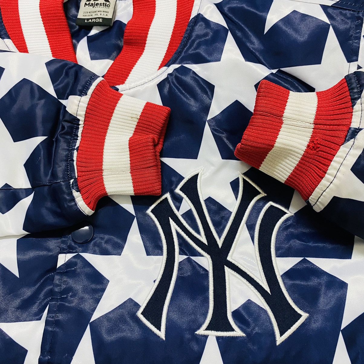MLB Majestic NY New York Yankees MLB Bomber Jacket Size US L / EU 52-54 / 3 - 8 Thumbnail
