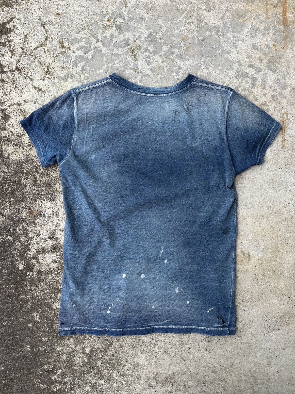 Kapital Triple skull skeleton journeyman sunfade stencile pocket tee Size US M / EU 48-50 / 2 - 2 Thumbnail