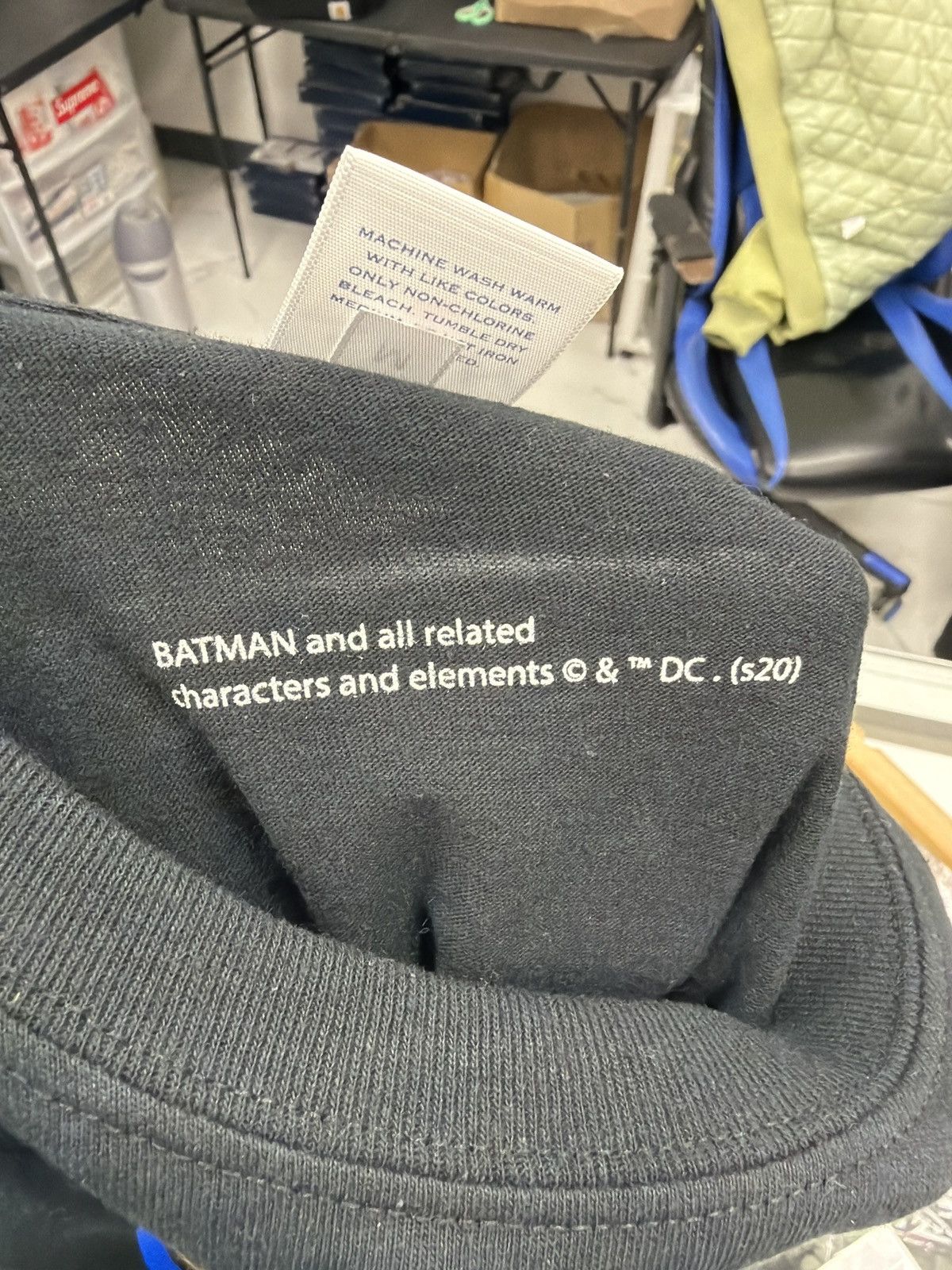 Noah Noah Batman Tee "Black" Size US M / EU 48-50 / 2 - 3 Thumbnail