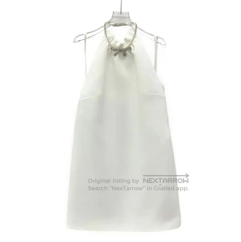 Miu Miu Miu Miu White Triacetate Women's Dress . Size XXS / US 00 / IT 34 - 1 Thumbnail