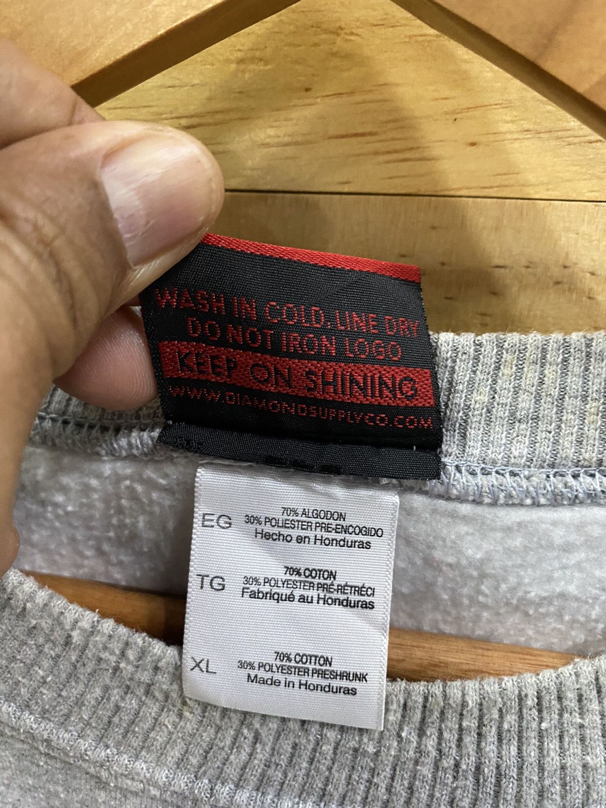 Diamond Supply Co. Vintage DIAMOND SUPPLY CO skate sweatshirts Size US XL / EU 56 / 4 - 7 Thumbnail