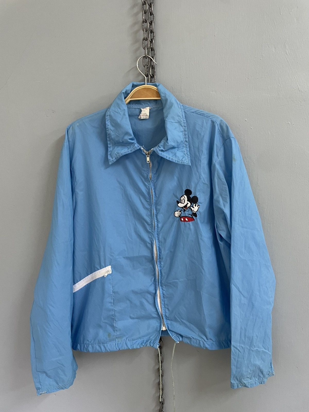 Disney Vintage 70s Mickey Mouse windbreaker Size US L / EU 52-54 / 3 - 1 Thumbnail