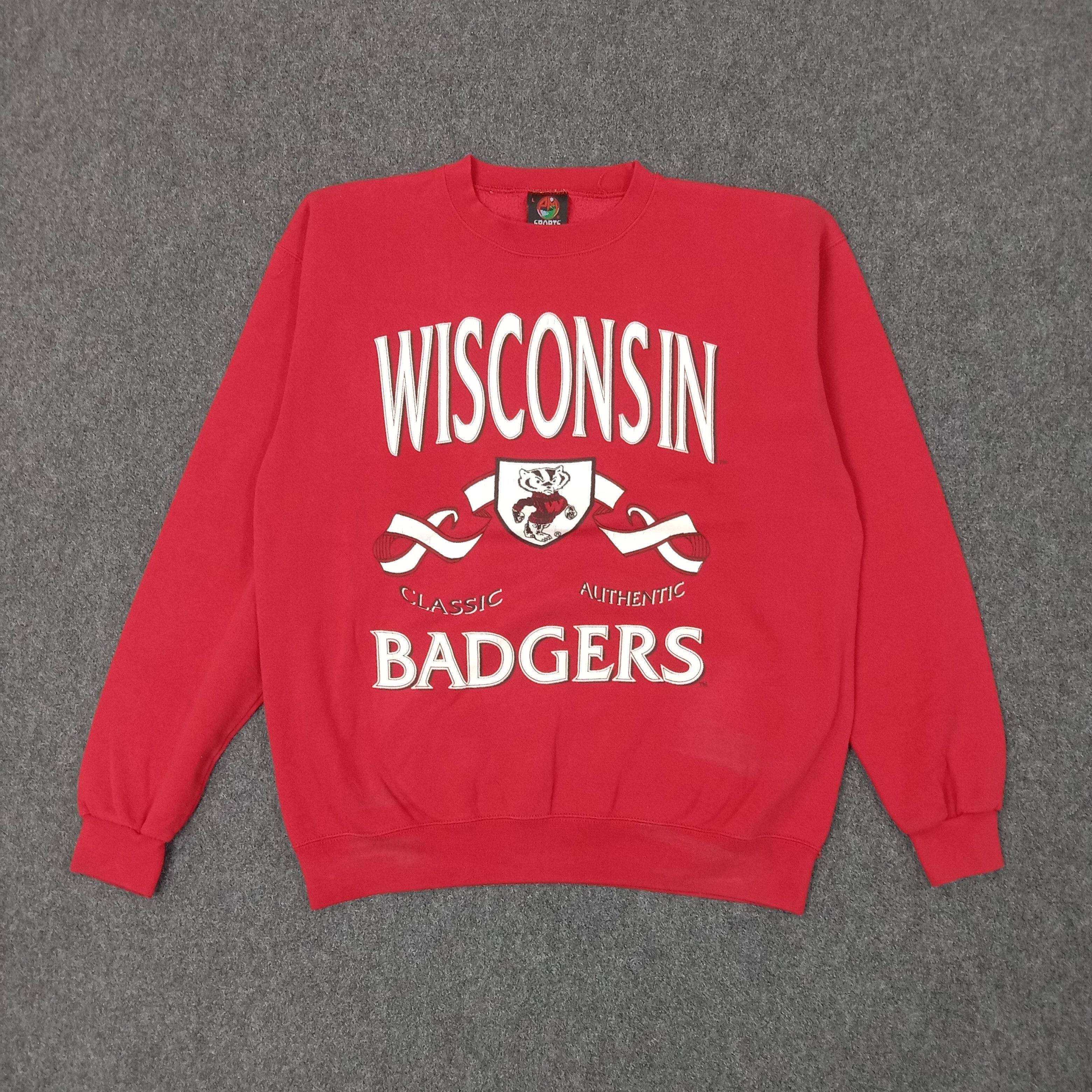 NFL Wisconsin Badgets American Football Team Sweatshirt C243N18 Size US L / EU 52-54 / 3 - 1 Thumbnail