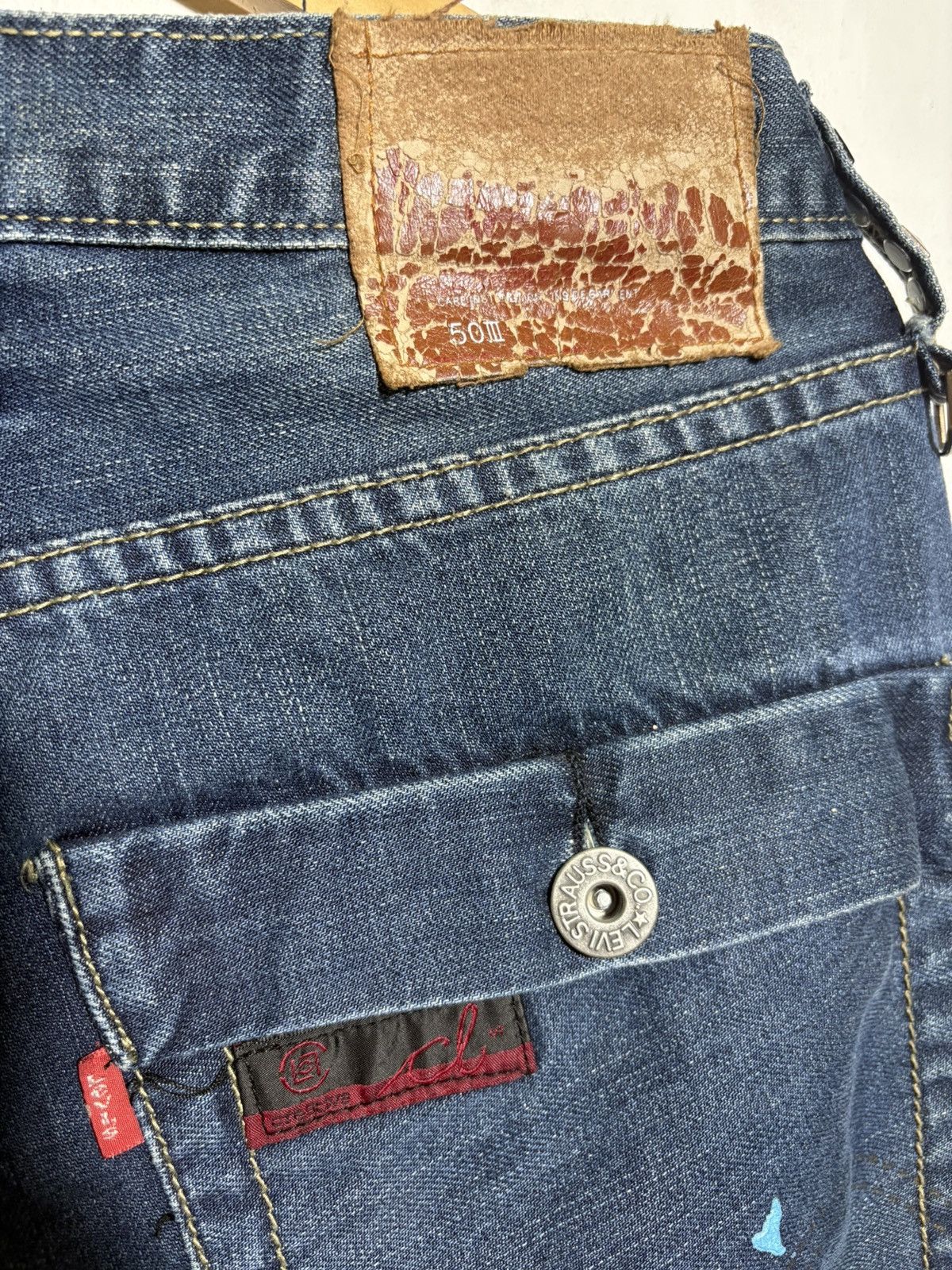 CLOT × Levi's Levi’s 503 x Clot WWIII Denim Pants/Jeans Size US 32 / EU 48 - 6 Thumbnail