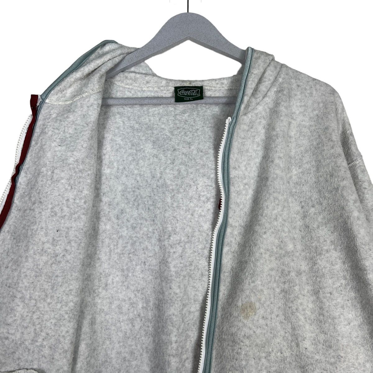 Coca Cola 🔥 VINTAGE COCA COLA HOODIES ZIPPER FLEECE Size US L / EU 52-54 / 3 - 11 Thumbnail