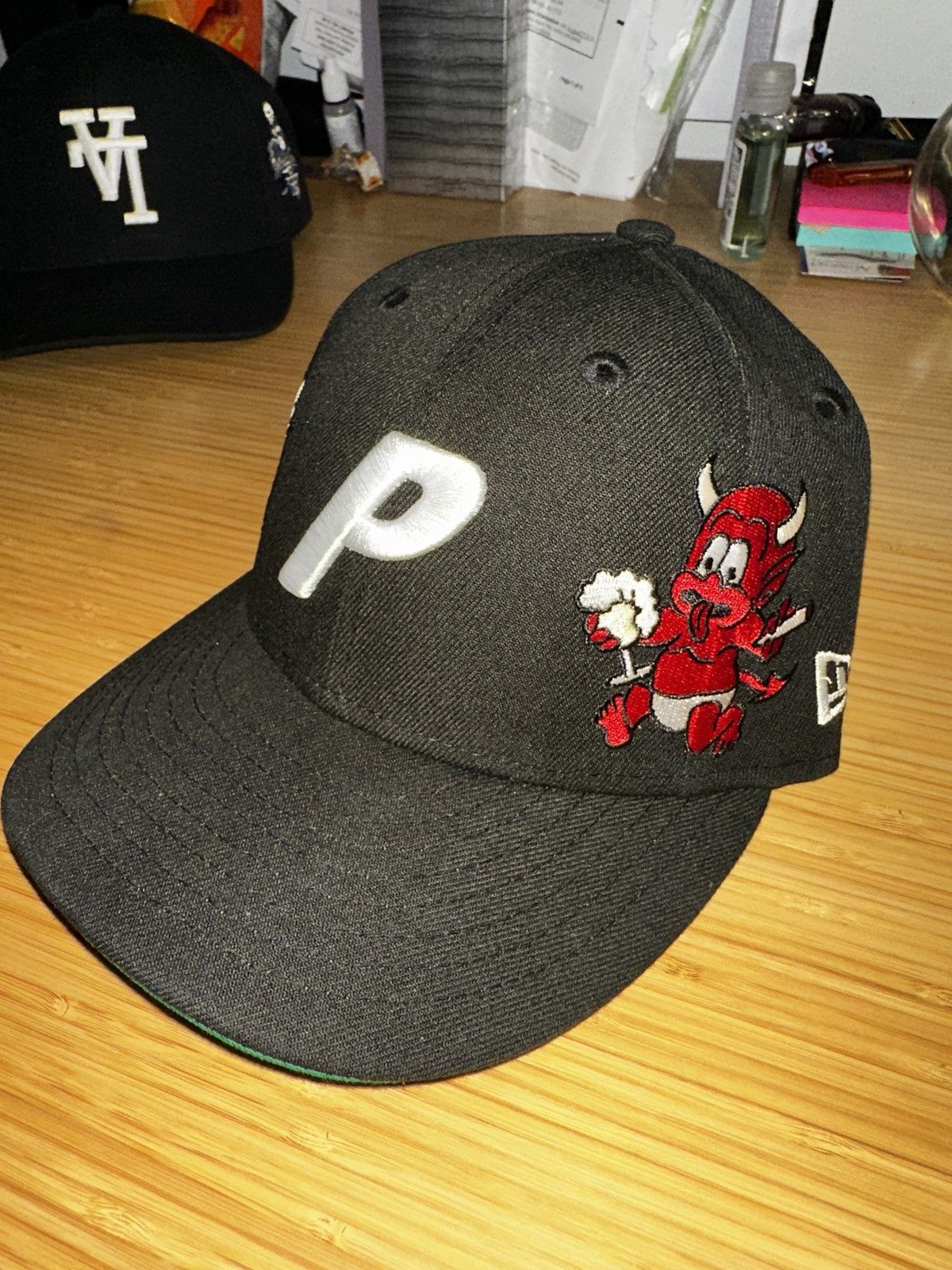 Palace Palace Temptation New Era 59Fifty Black Size ONE SIZE - 2 Thumbnail