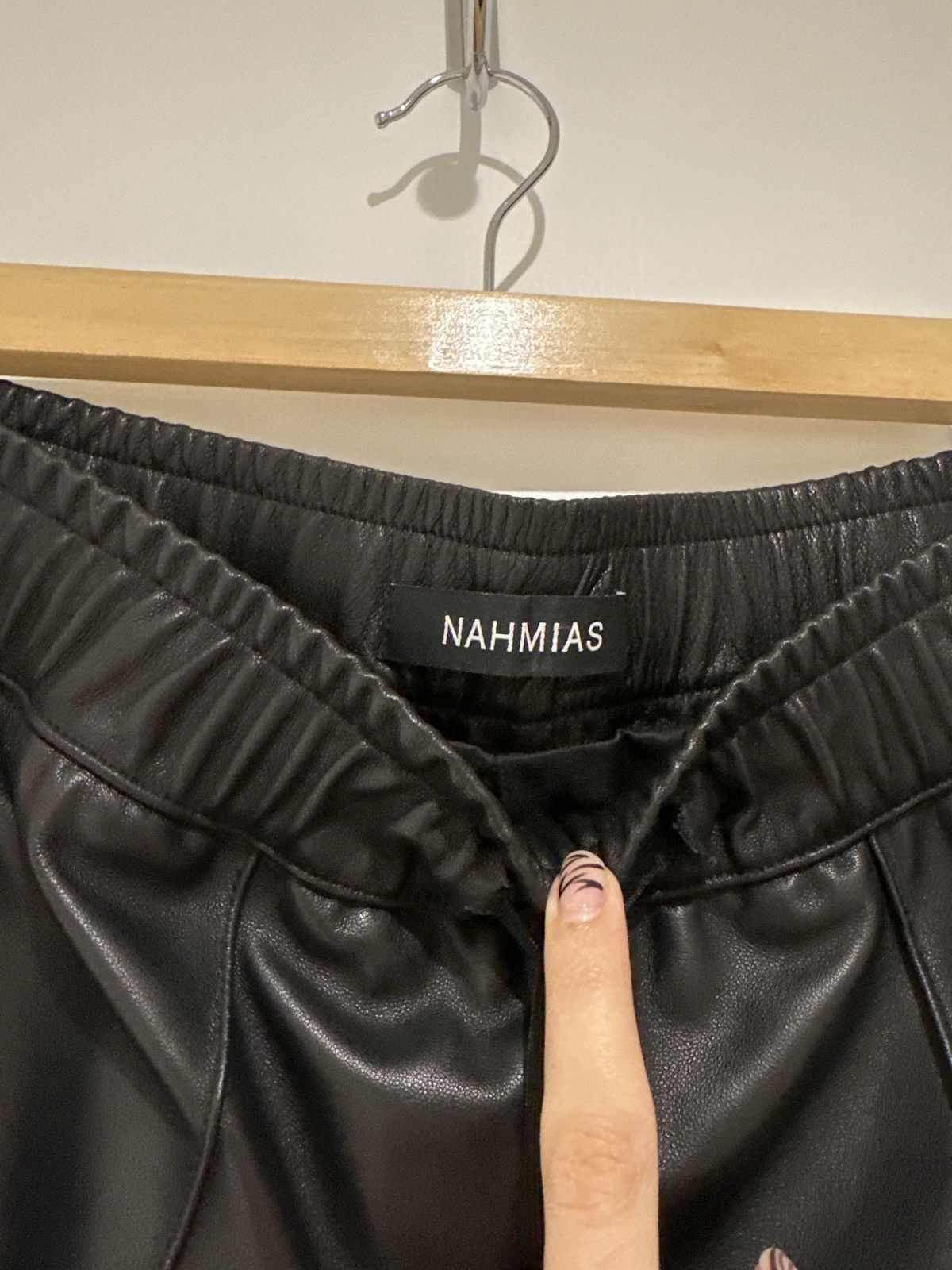 Nahmias 1600$ Nahmias Leather pants Size US 34 / EU 50 - 2 Thumbnail