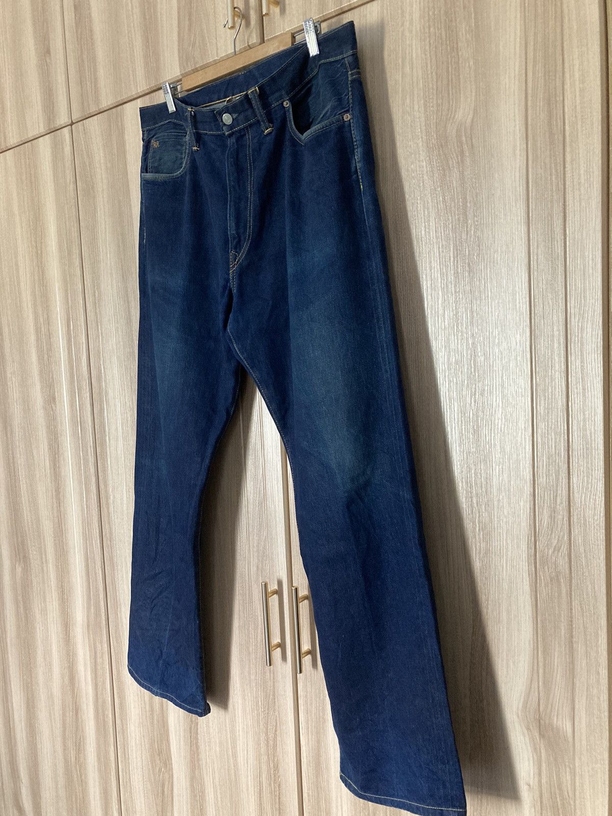 Ralph Lauren RRL Double RL Straight Indigo Denim Jeans Size US 38 / EU 54 - 3 Thumbnail