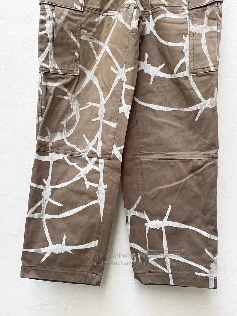 Junya Watanabe Junya Watanabe size S Anti-war iron wire print camouflage Size US 27 - 4 Thumbnail