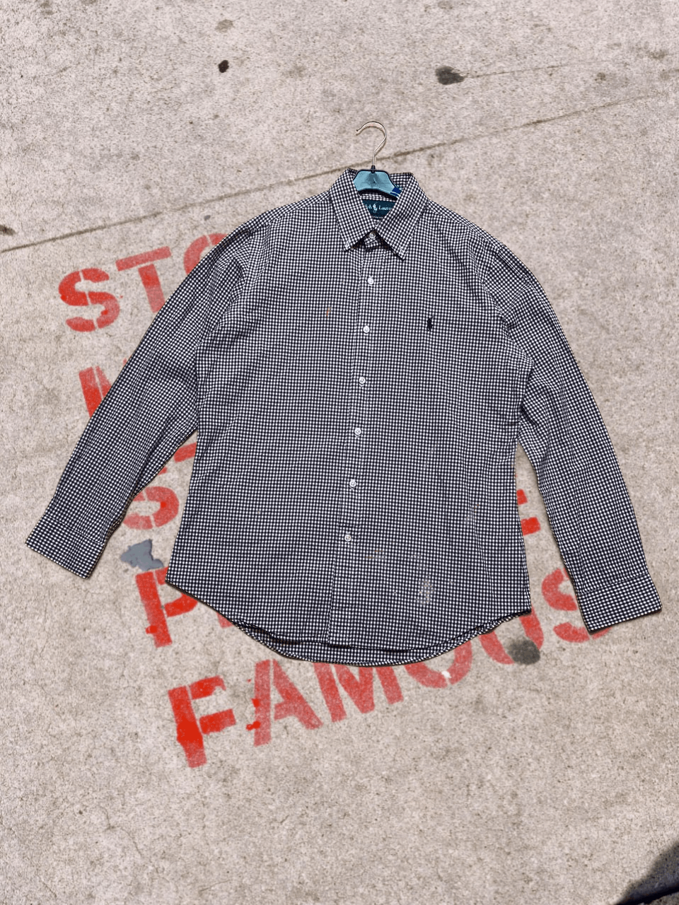Polo Ralph Lauren Vintage 2000s Polo Ralph Lauren Check Pony Button Up Shirt Size US M / EU 48-50 / 2 - 1 Thumbnail