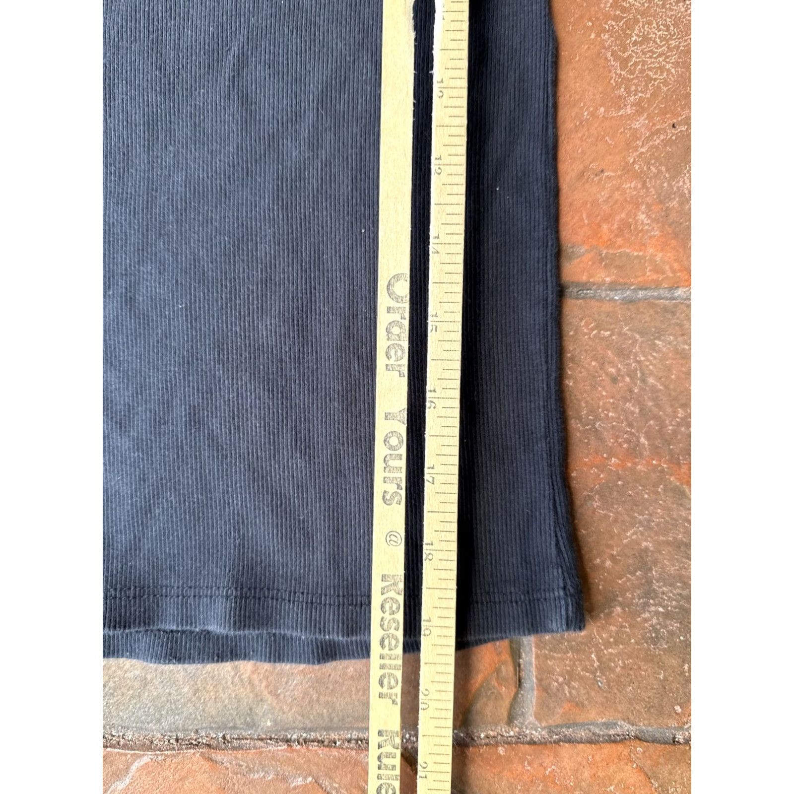 Vintage Maeve Anthropologie Shirt Women’s Medium Black Crewneck Boho Long Sleeve Casual Knit Cotton Size M / US 6-8 / IT 42-44 - 5 Thumbnail