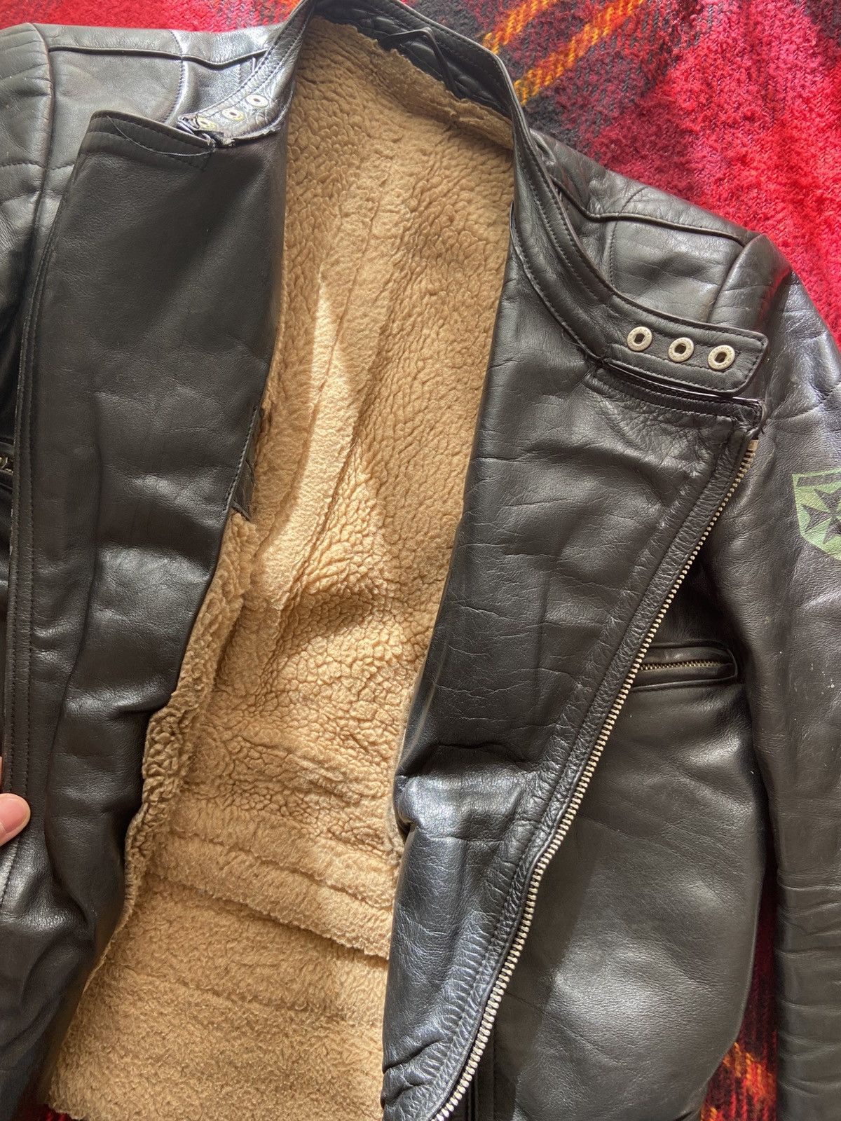 Genuine Leather Vintage Harro heavy leather biker jacket Size US M / EU 48-50 / 2 - 3 Thumbnail