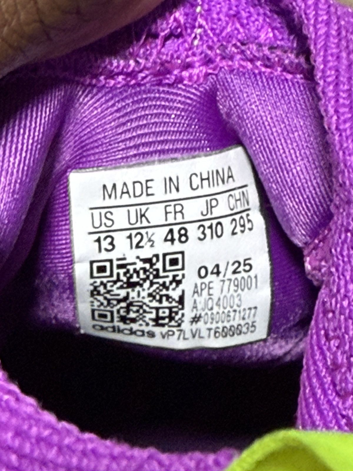 Adidas Jalen Williams x adidas Harden Vol. 9 White Lucid Lime Pink Size US 13 / EU 46 - 6 Thumbnail