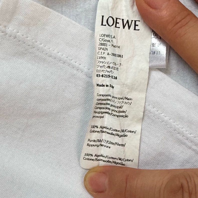 Loewe LOEWE Seafood cartoon logo short sleeves Size S / US 4 / IT 40 - 4 Thumbnail
