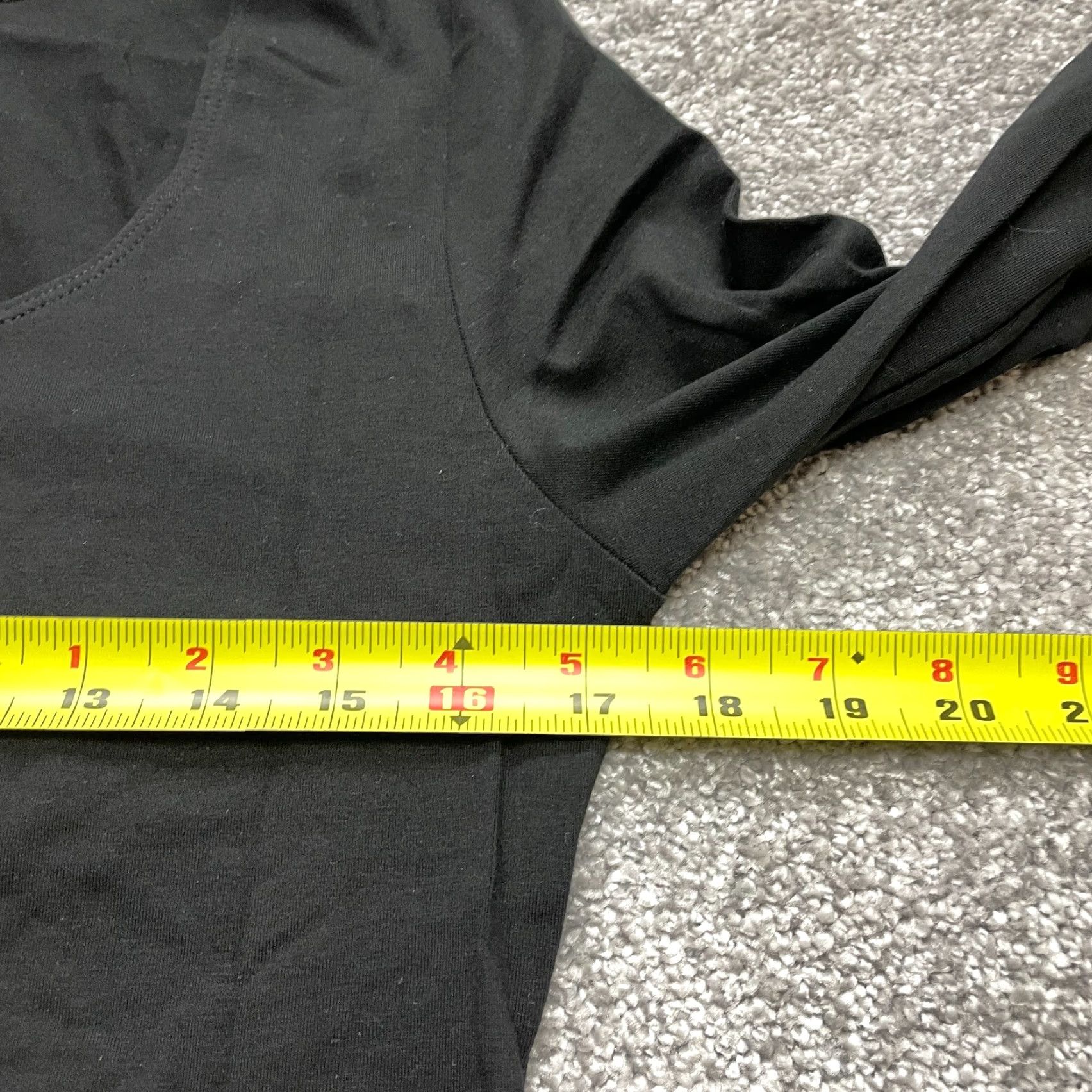 Vintage Mangopop Bodysuit Womens XL Black Long Sleeve Snap Button One Piece Soft New NWT Size XL / US 12-14 / IT 48-50 - 5 Thumbnail