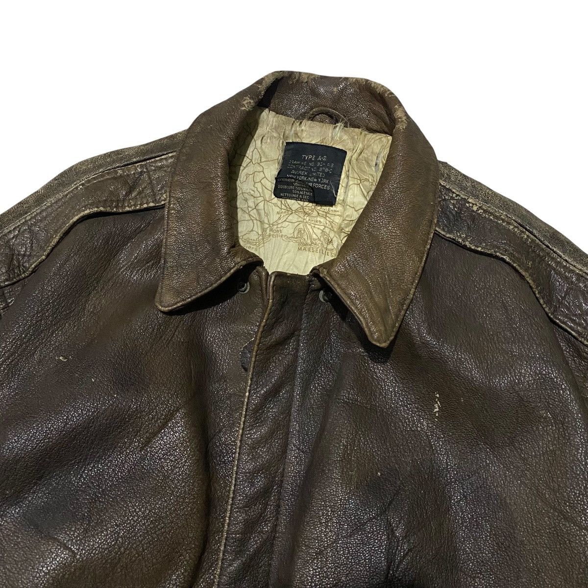 Avirex 🔥RARE🔥 Avirex type A-2 leather jacket Size US S / EU 44-46 / 1 - 6 Thumbnail