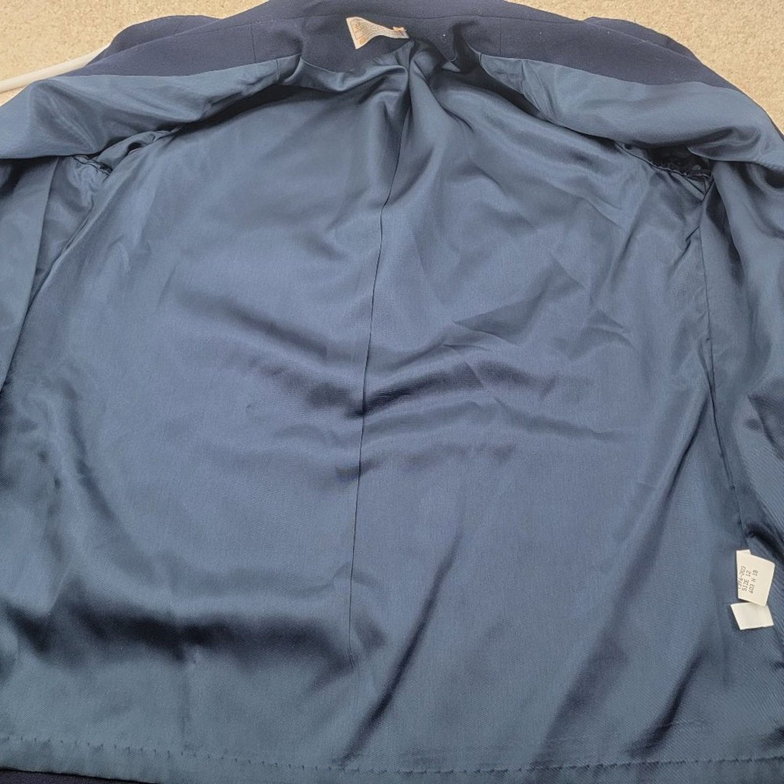 Pendleton Vintage Pendleton One Button Virgin Wool Blazer Blue 12 Size XL / US 12-14 / IT 48-50 - 7 Thumbnail