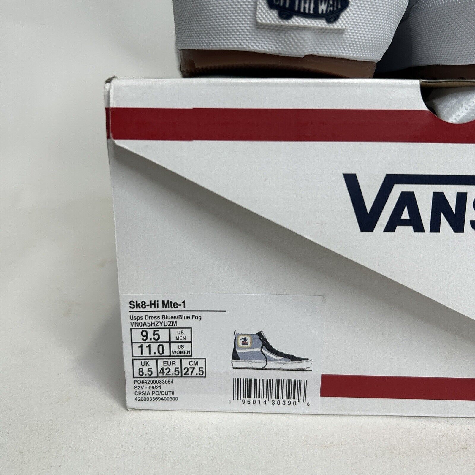 Vans Vans x USPS Sk8-Hi Mte-1 “Dress Blue” 2024 Size US 9.5 / EU 42-43 - 5 Thumbnail