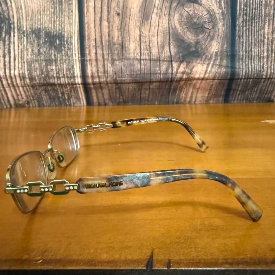 Michael Kors Michael Kors Unisex Bronze Geometric RX Eyeglasses Frames Size ONE SIZE - 2 Thumbnail