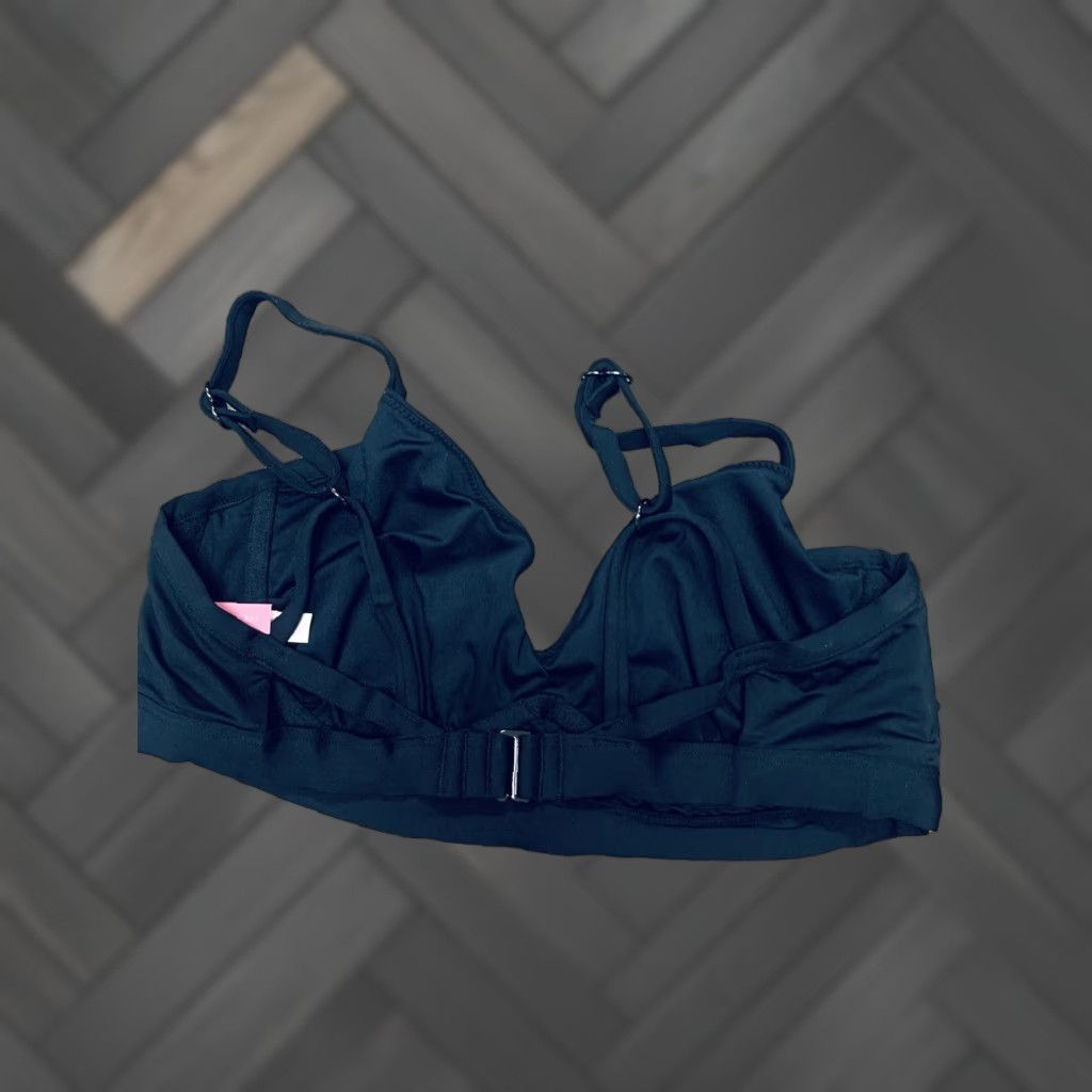 Victoria's Secret Victoria's Secret Swim Bikini Swimsuit Top L Black Non Padded Women's Beach Top Size L / US 10 / IT 46 - 1 Thumbnail