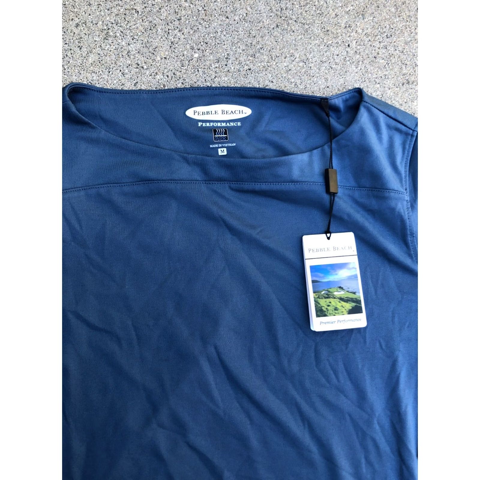 Vintage PEBBLE BEACH LOWES Hardware Performance Shirt Women's MEDIUM 3/4 Sleeve Blue Size M / US 6-8 / IT 42-44 - 2 Thumbnail
