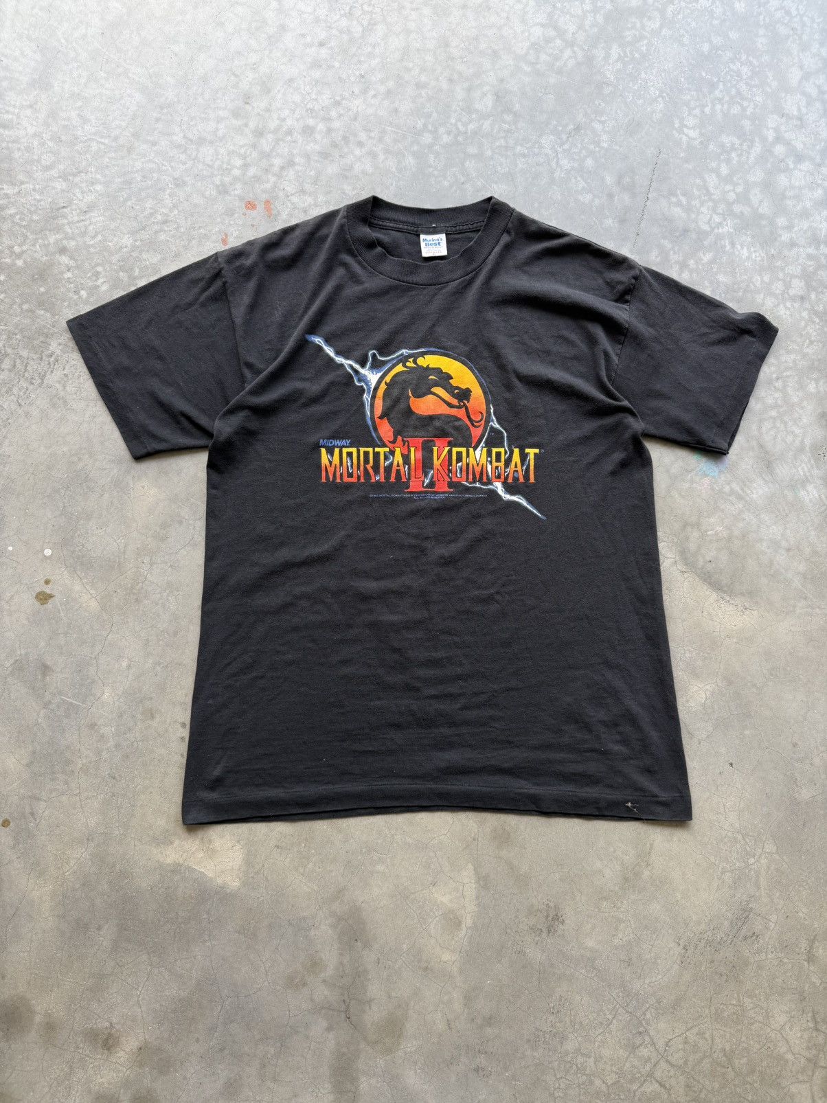 Vintage Vintage 1993 Mortal Kombat 2 Promo Tee Size US XL / EU 56 / 4 - 1 Thumbnail