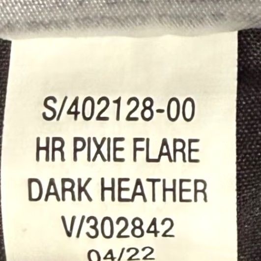 Old Navy Old Navy Dark Heather Pixie Flare Pants 10 High Rise Slim Casual Workwear Pants Women Size 32" / US 10 / IT 46 - 7 Thumbnail