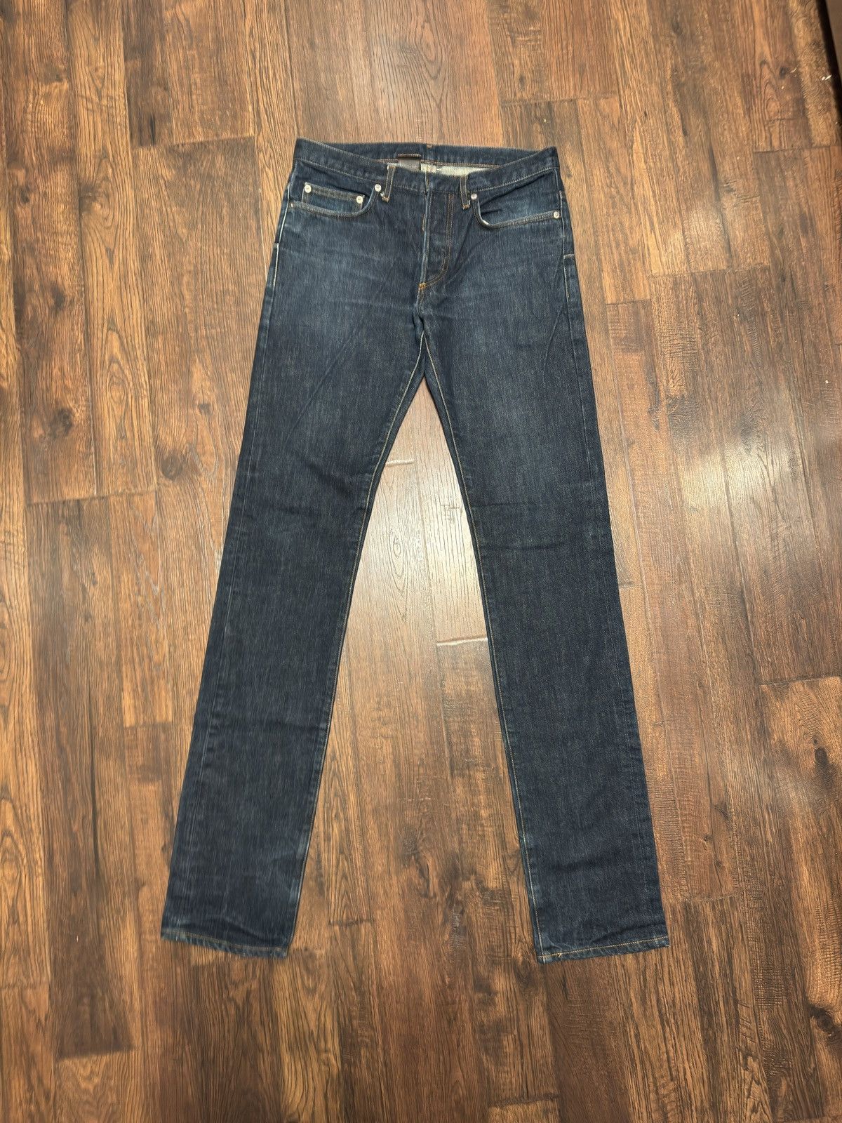 Dior Hedi Slimane Dior Homme Raw Blue Denim Size US 30 / EU 46 - 1 Thumbnail
