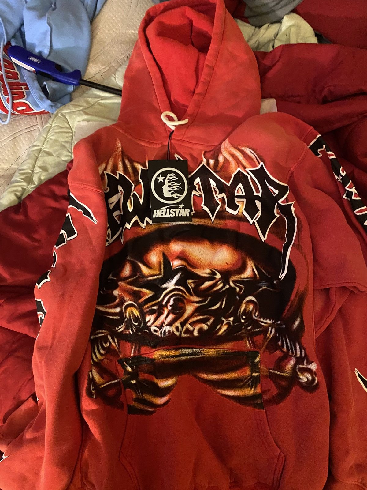 HELLSTAR Brand new hellstar limited Halloween sports logo hoodie Size US L / EU 52-54 / 3 - 4 Thumbnail