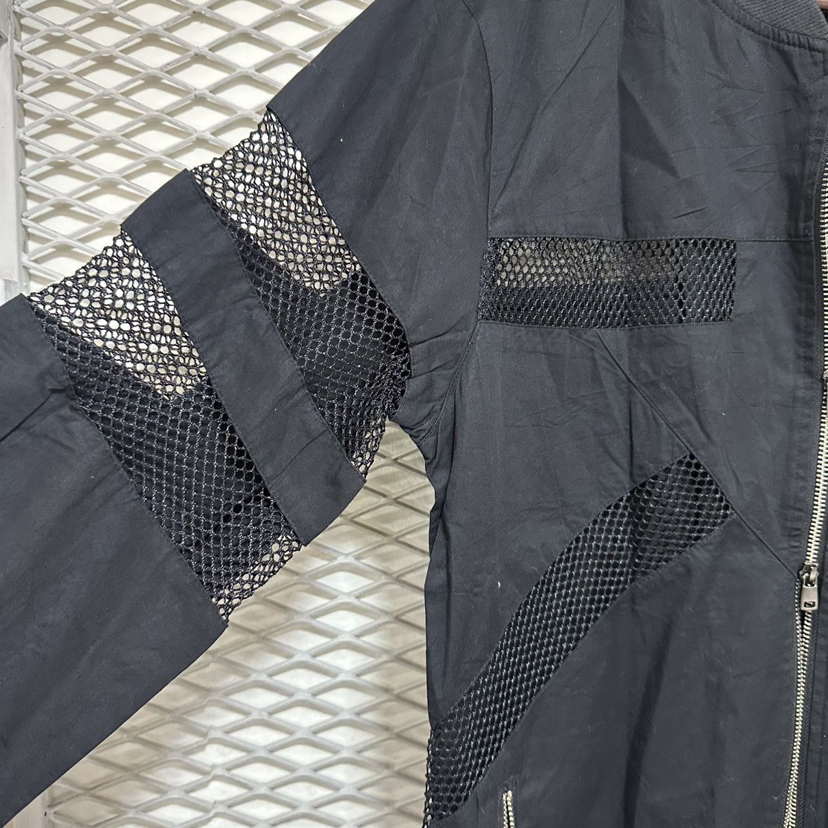 Issey Miyake DOUBLEZIP BOMBER JACKET ISSEY MIYAKE STYLE WITH MESH PATTERN Size US M / EU 48-50 / 2 - 6 Thumbnail