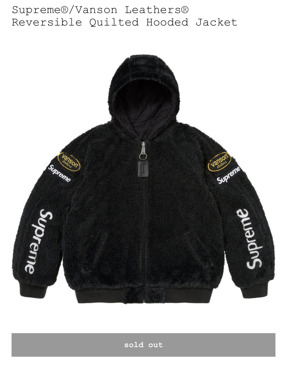 Supreme × Thrasher Supreme Thrasher Hooded Work Jacket Black Large